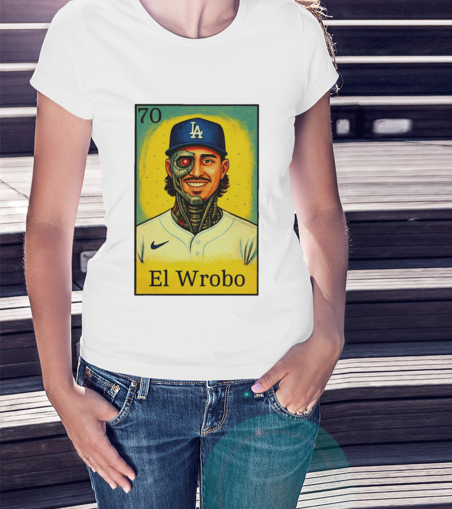 El Wrobo 70 Evan Phillips Los Angeles Dodgers T-Shirt
