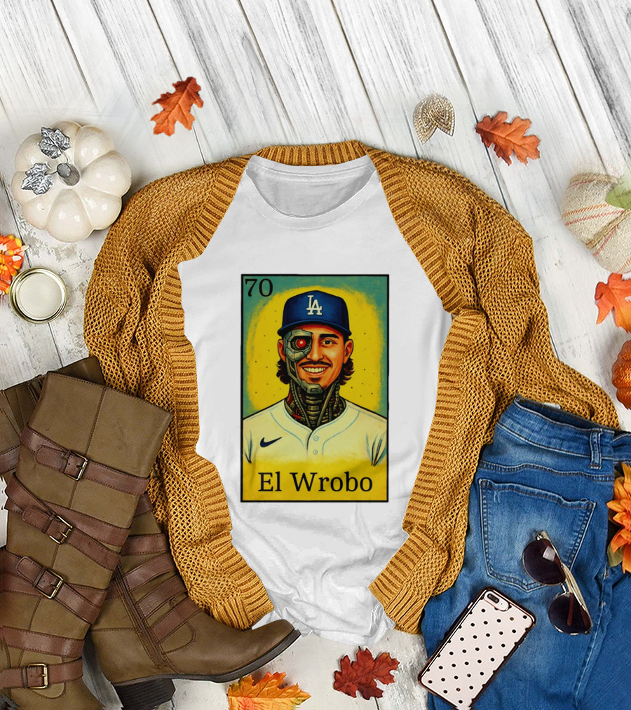 El Wrobo 70 Evan Phillips Los Angeles Dodgers T-Shirt