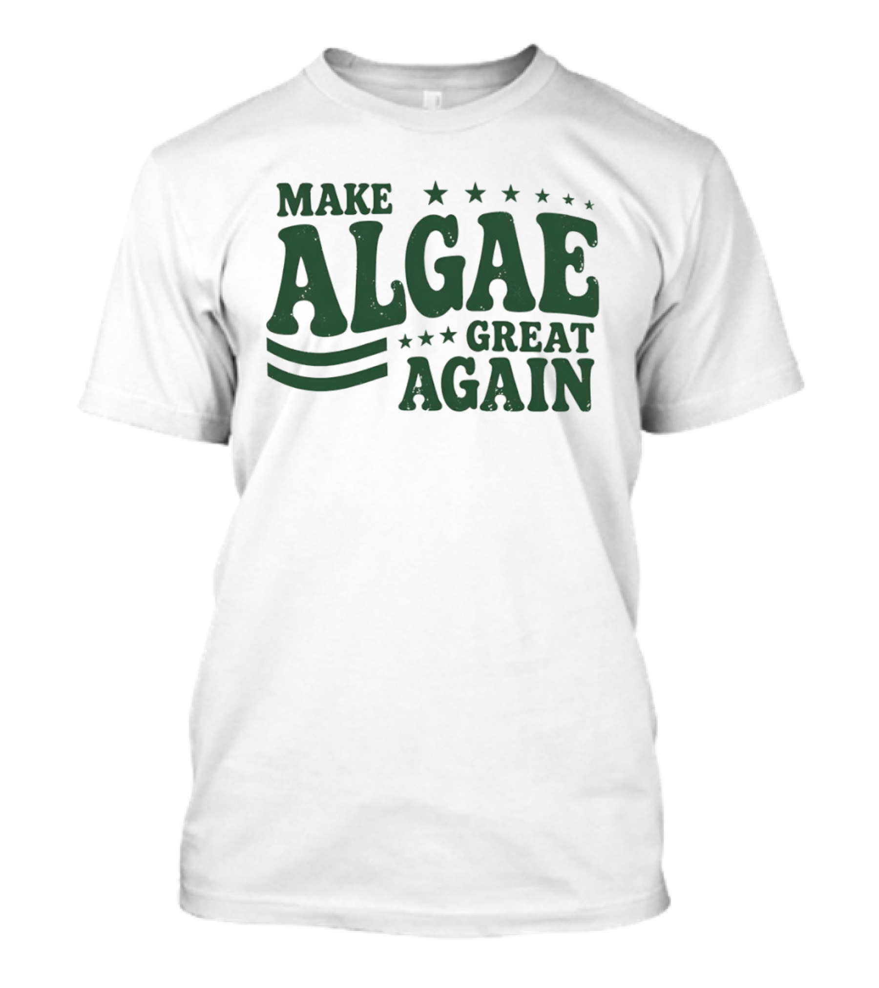 Make Algae Great Again MAGA Political Satire Team Algae Liberal Protest T-Shirt