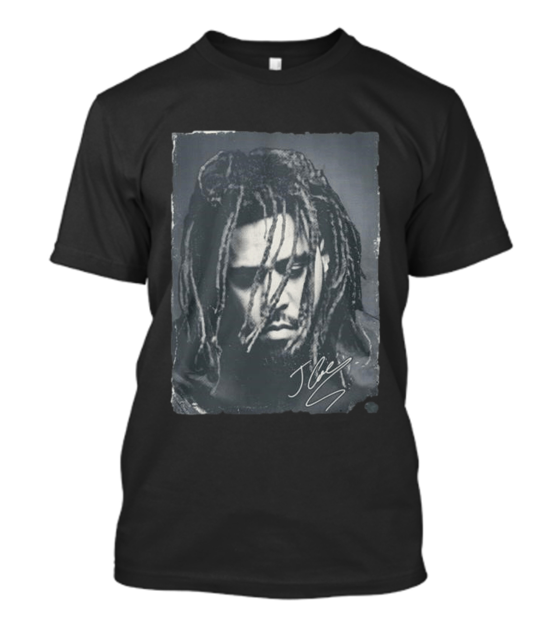 J Cole 2023 Concert Portrait Signature T-Shirt