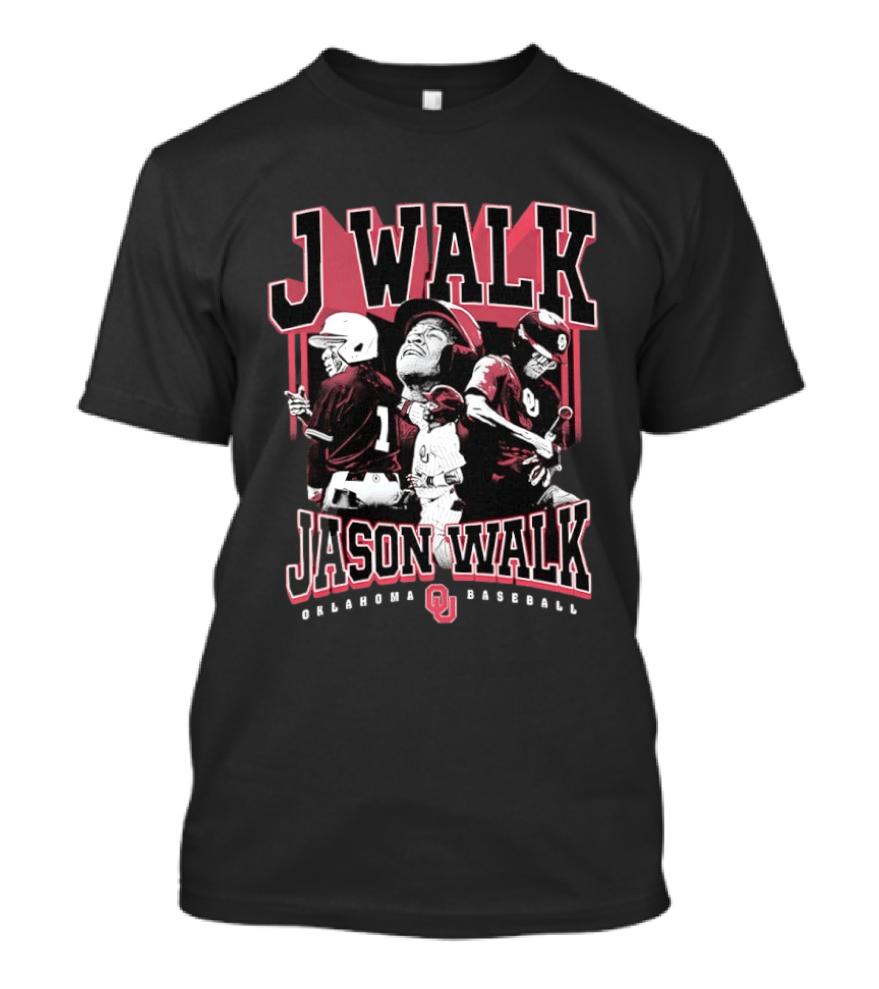 J Walk Jason Walk Oklahoma Baseball OU Sooners T-Shirt