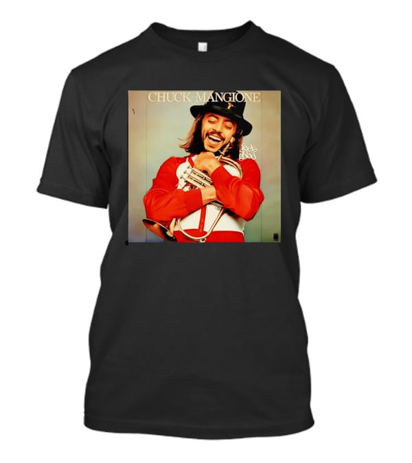 Chuck Mangione Feels So Good Iconic Album Cover With Flugelhorn Player In Red And White Outfit T-Shirt