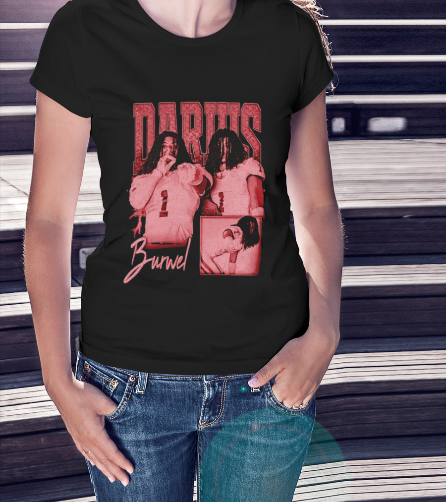 Darius Burwell Football Player Athlete Sports Number 1 T-Shirt