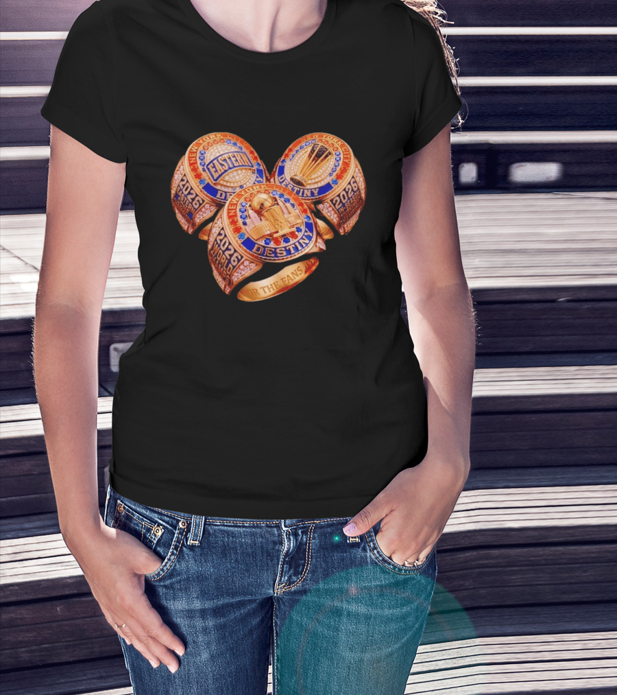 New York Basketball Championship Rings Eastern Conference Destiny T-Shirt