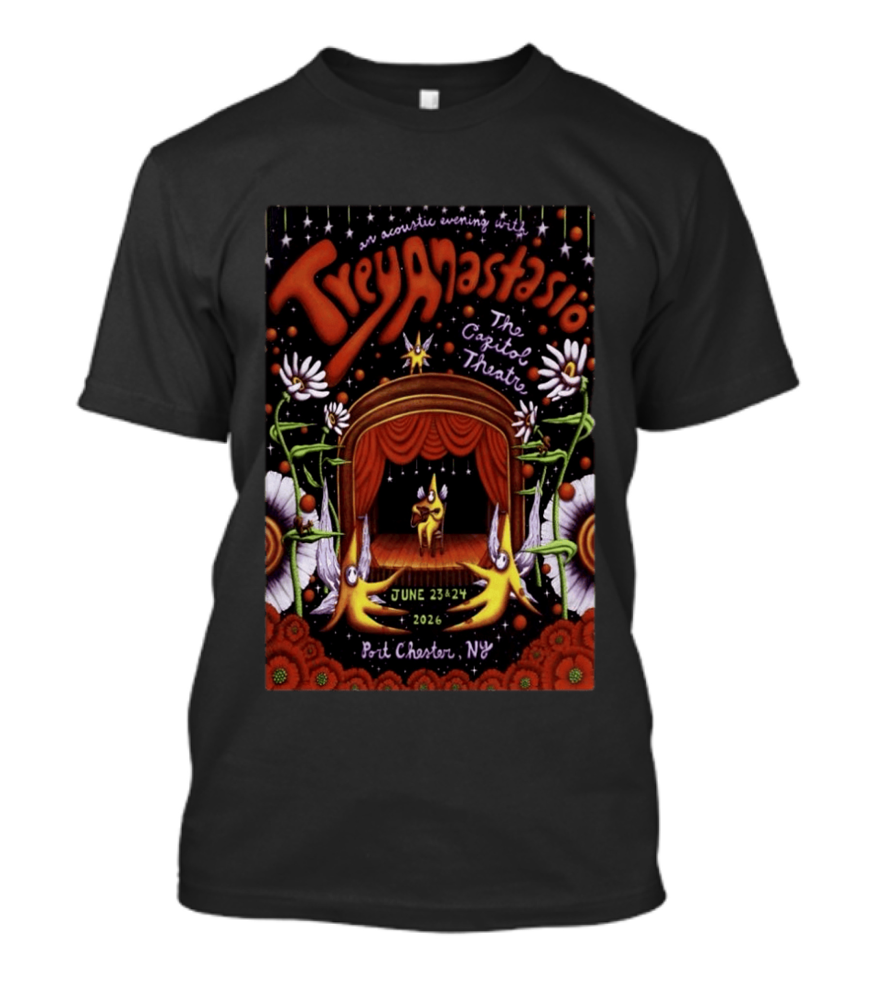 An Acoustic Evening With Trey Anastasio The Capitol Theatre June 23 24 2026 Port Chester NY T-Shirt