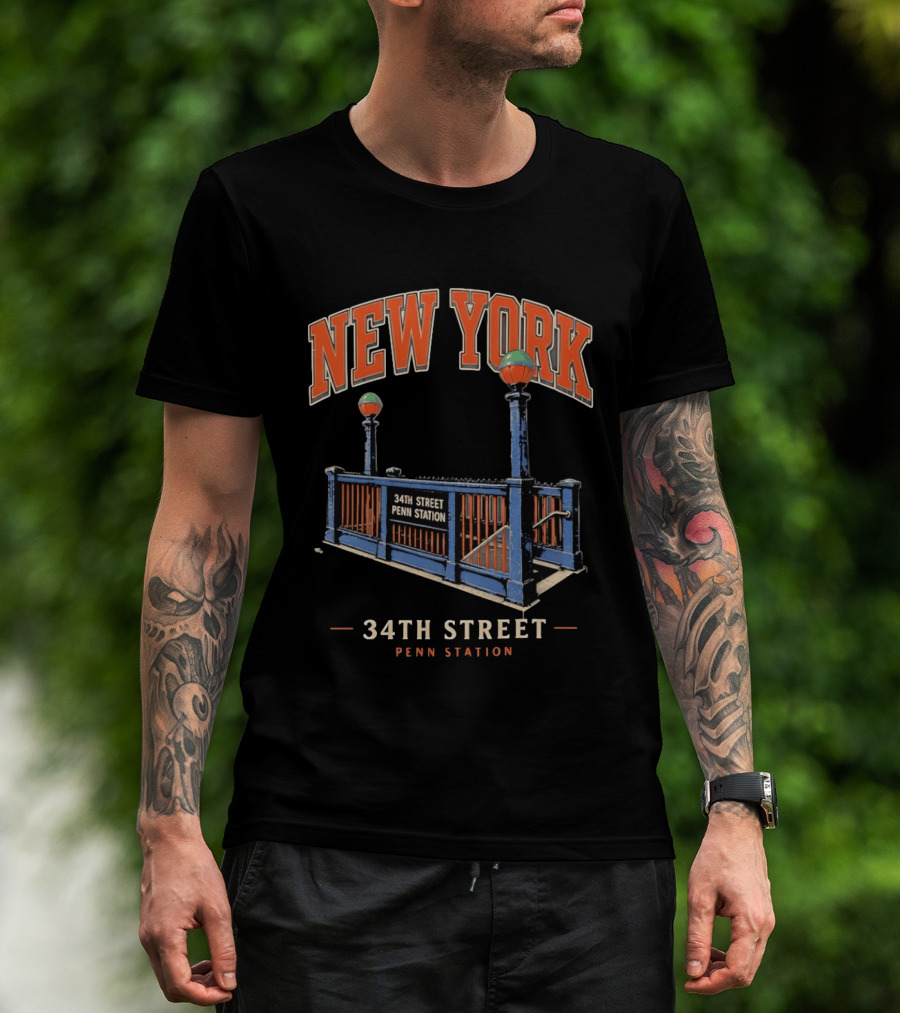 New York 34th Street Penn Station Subway Entrance T-Shirt