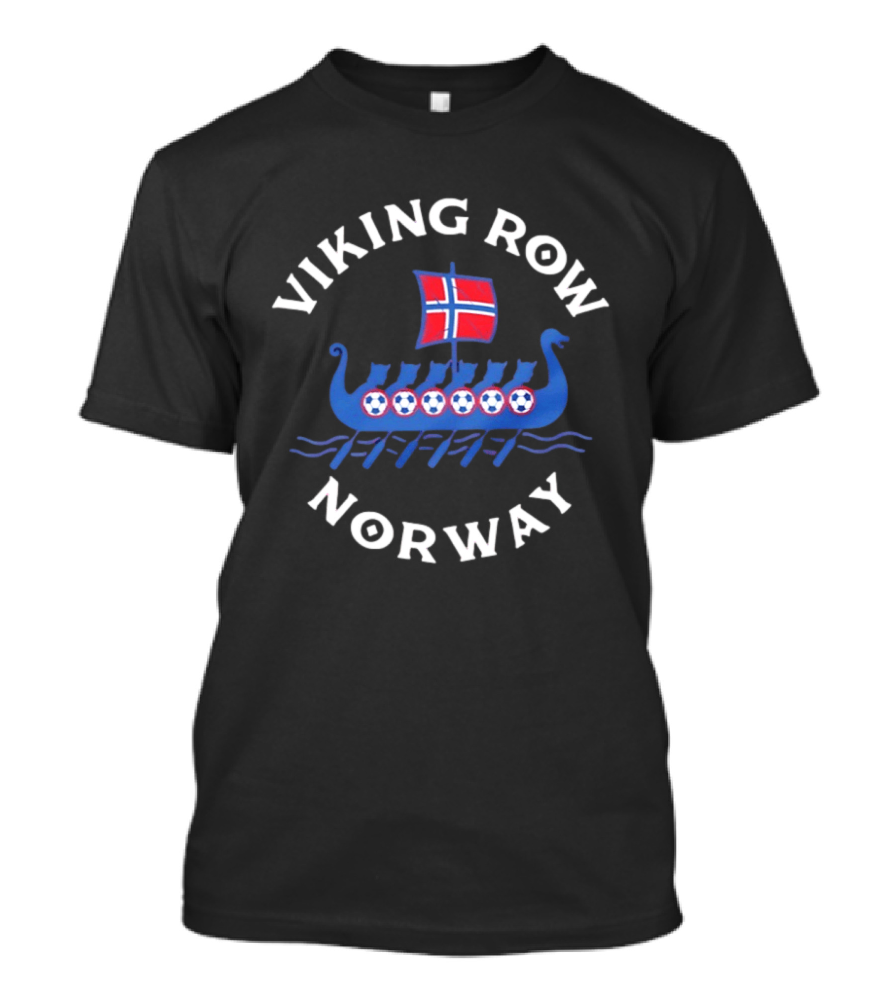 Viking Row Norway Baseball Boston Red Sox T-Shirt