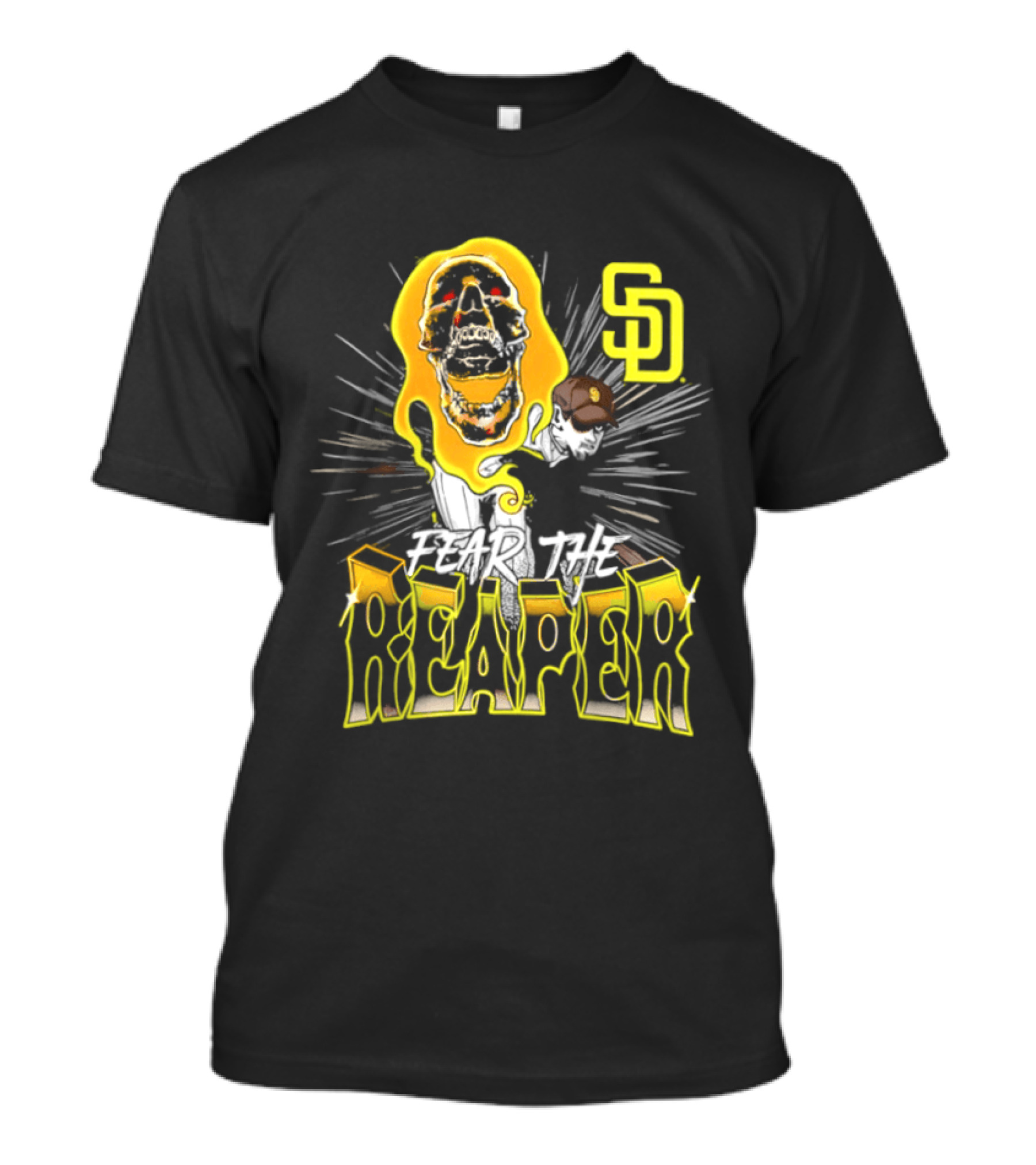 San Diego Padres Fear The Reaper Mason Miller SD Baseball T-Shirt