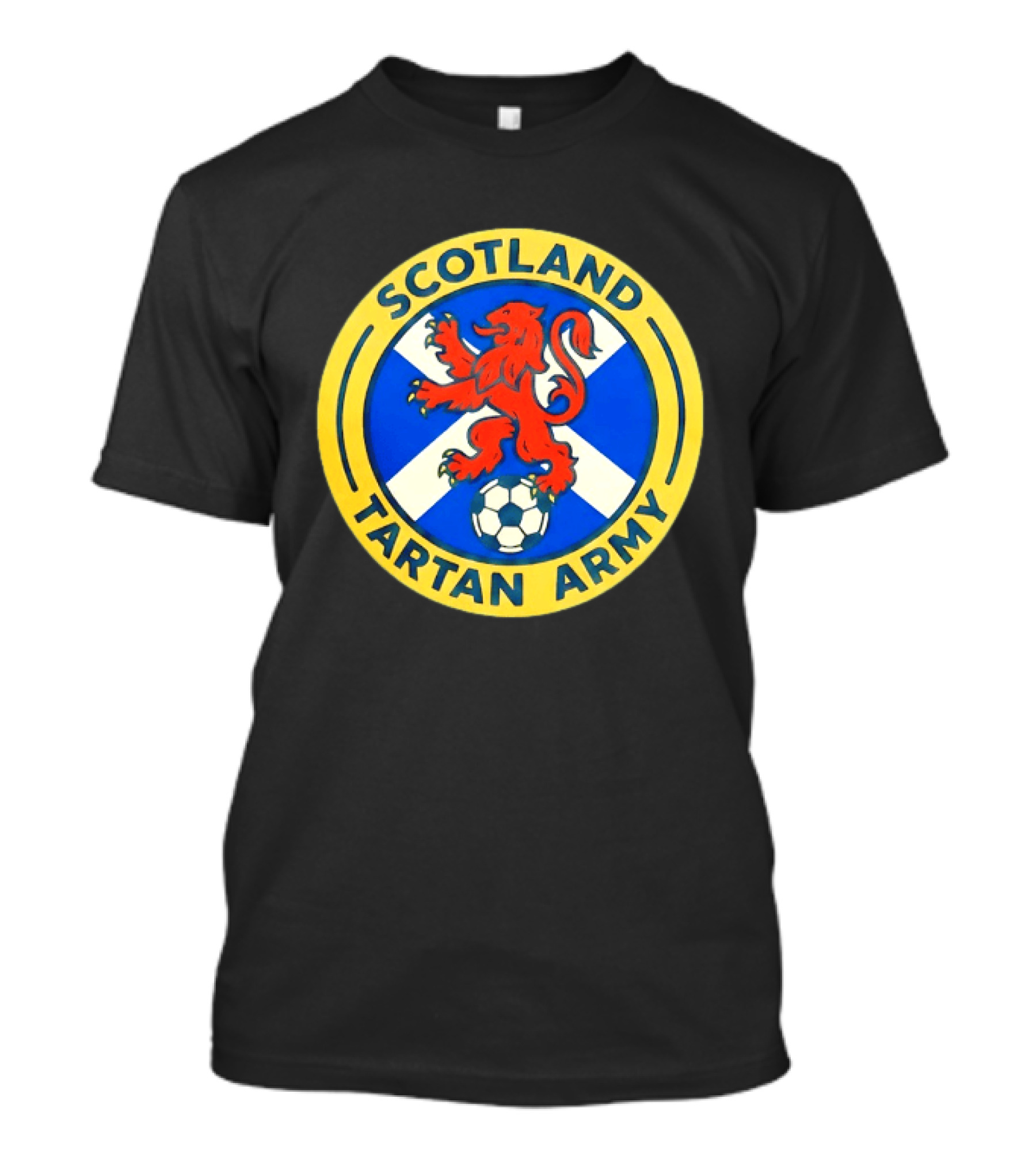 Scotland Tartan Army Scotland On Tour USA 2026 Soccer Lion T-Shirt