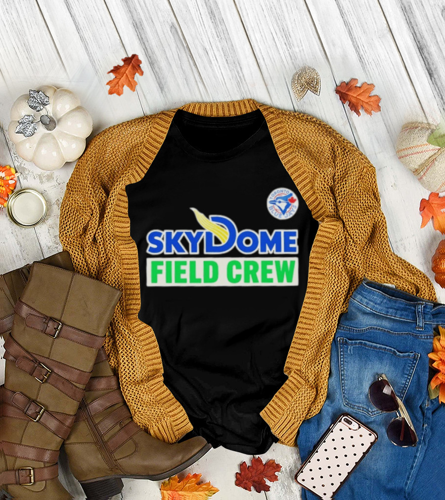 Toronto Blue Jays SkyDome Field Crew Retro Baseball Fan T-Shirt