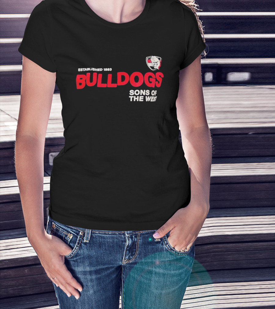 Western Bulldogs Established 1883 Sons Of The West T-Shirt