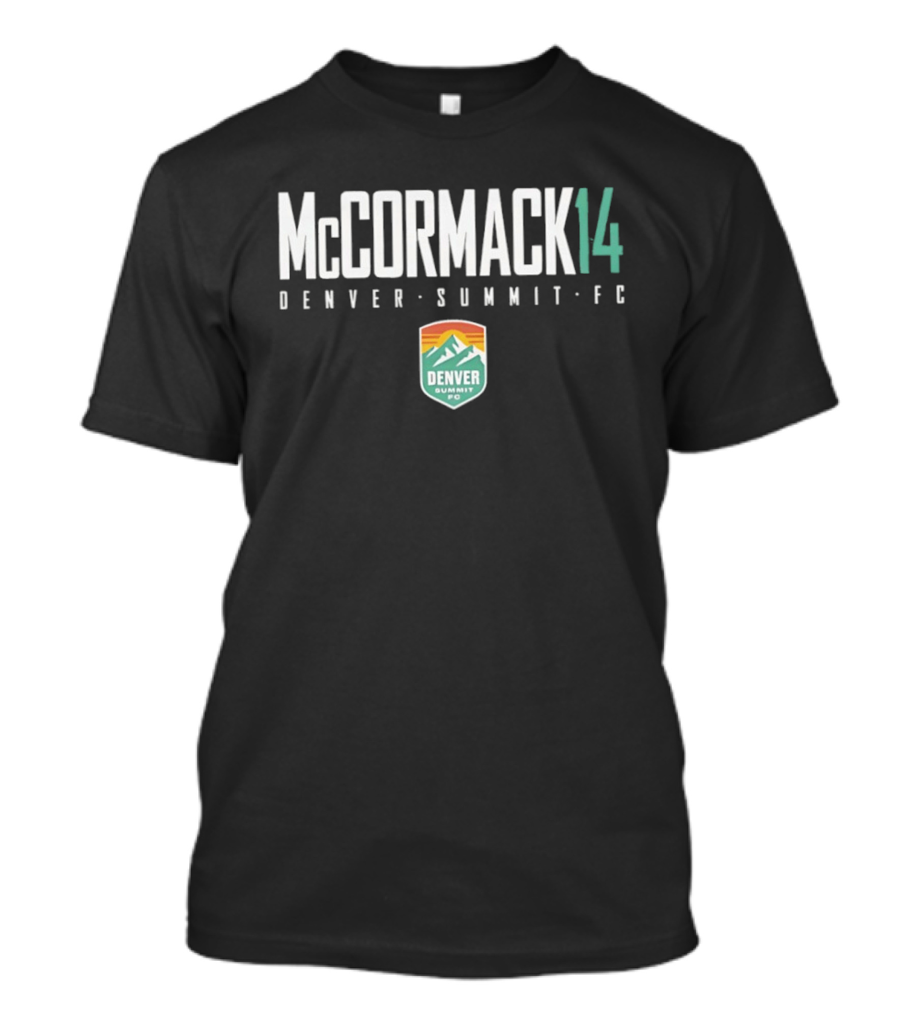 McCormack 14 Denver Summit FC Elite Name And Number T-Shirt