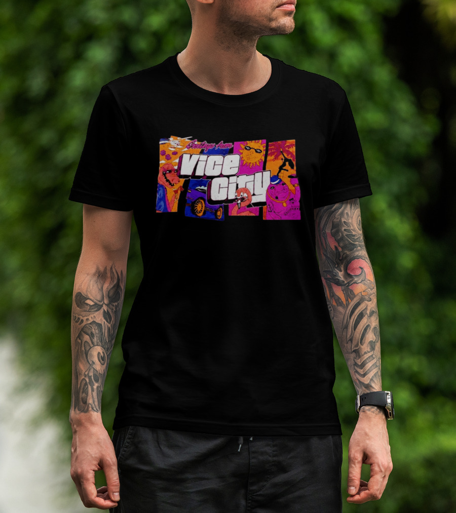 Greetings From Vice City Grand Theft Auto VI GTA 6 Lucia T-Shirt