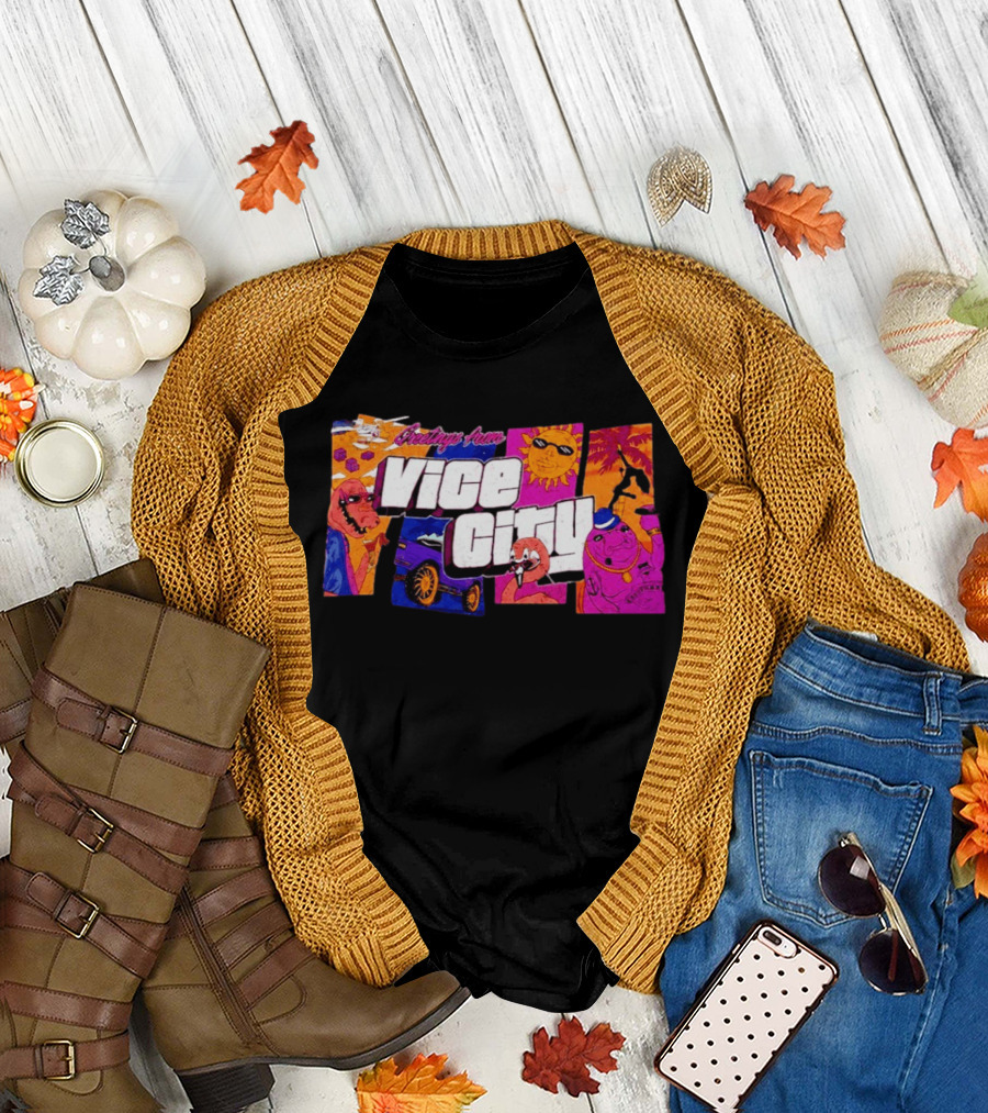 Greetings From Vice City Grand Theft Auto VI GTA 6 Lucia T-Shirt