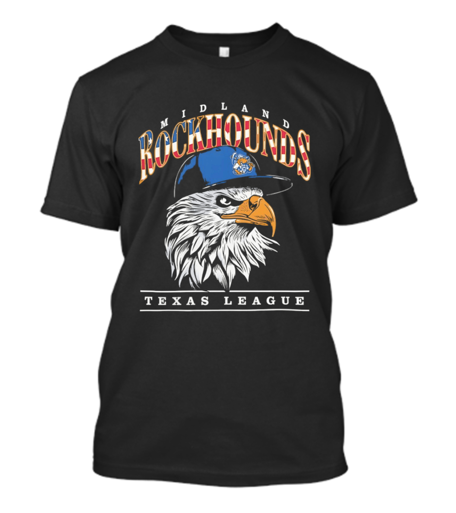 Midland Rockhounds Texas League Eagle Baseball Team T-Shirt