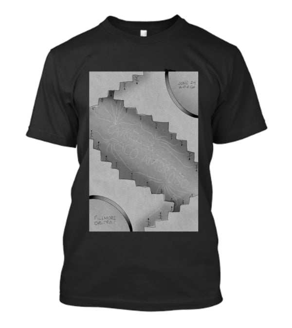 Fillmore Detroit June 24 2026 CA7RIEL & Paco Amoroso T-Shirt