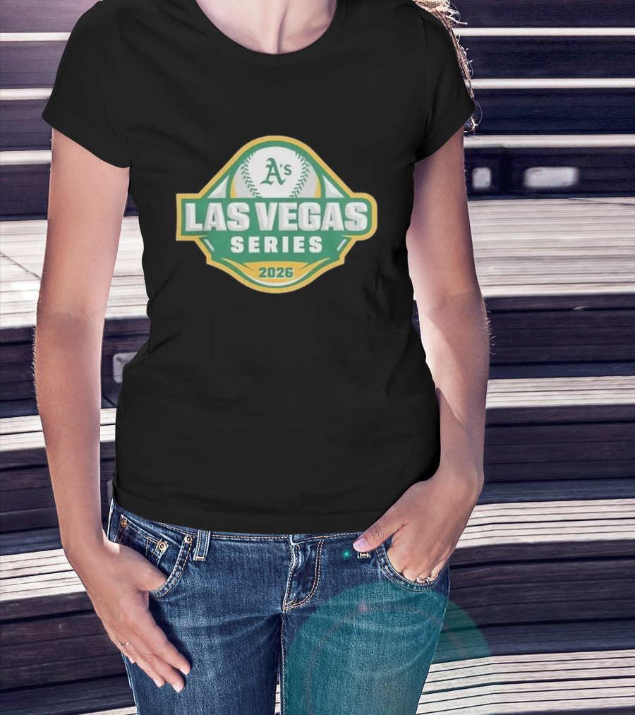 Oakland Athletics A's Las Vegas Series 2026 Green MLB Baseball T-Shirt