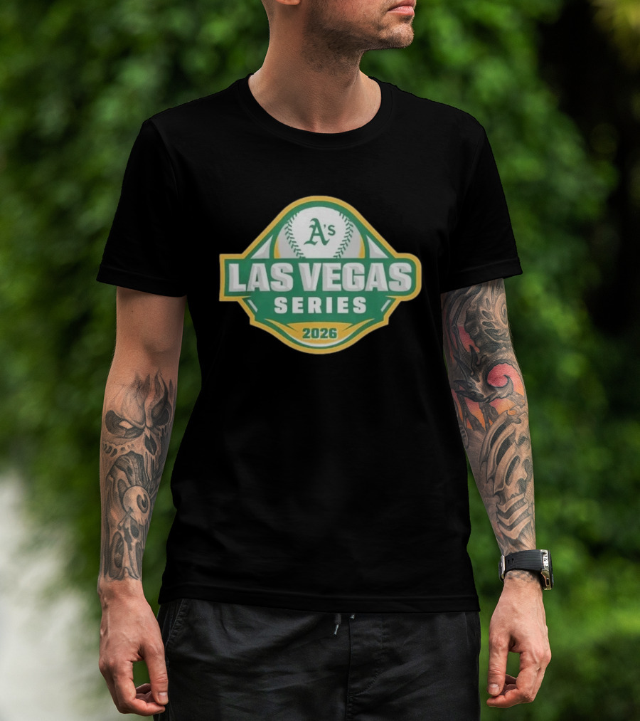 Oakland Athletics A's Las Vegas Series 2026 Green MLB Baseball T-Shirt
