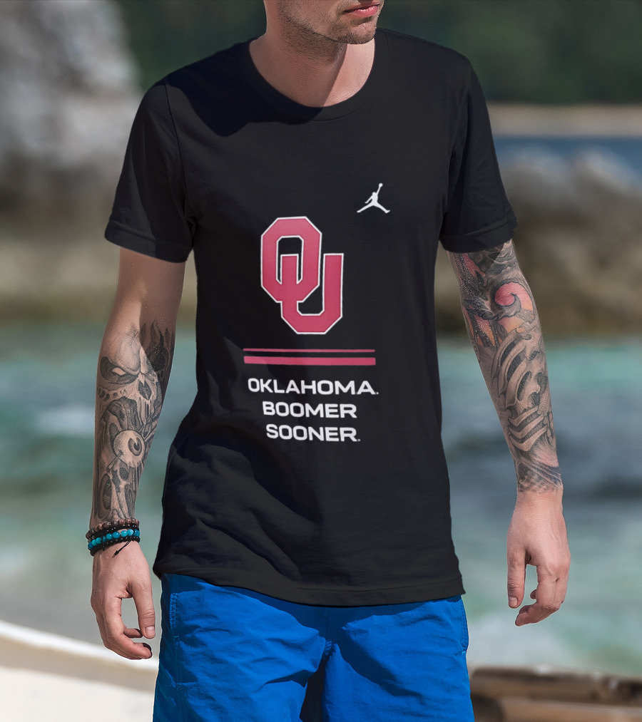 Oklahoma Sooners OU Boomer Jumpman T-Shirt