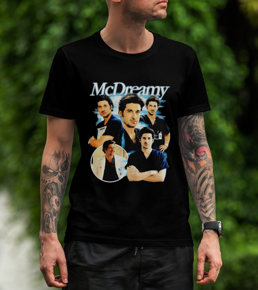 McDreamy Patrick Dempsey Doctor Characters Compilation T-Shirt