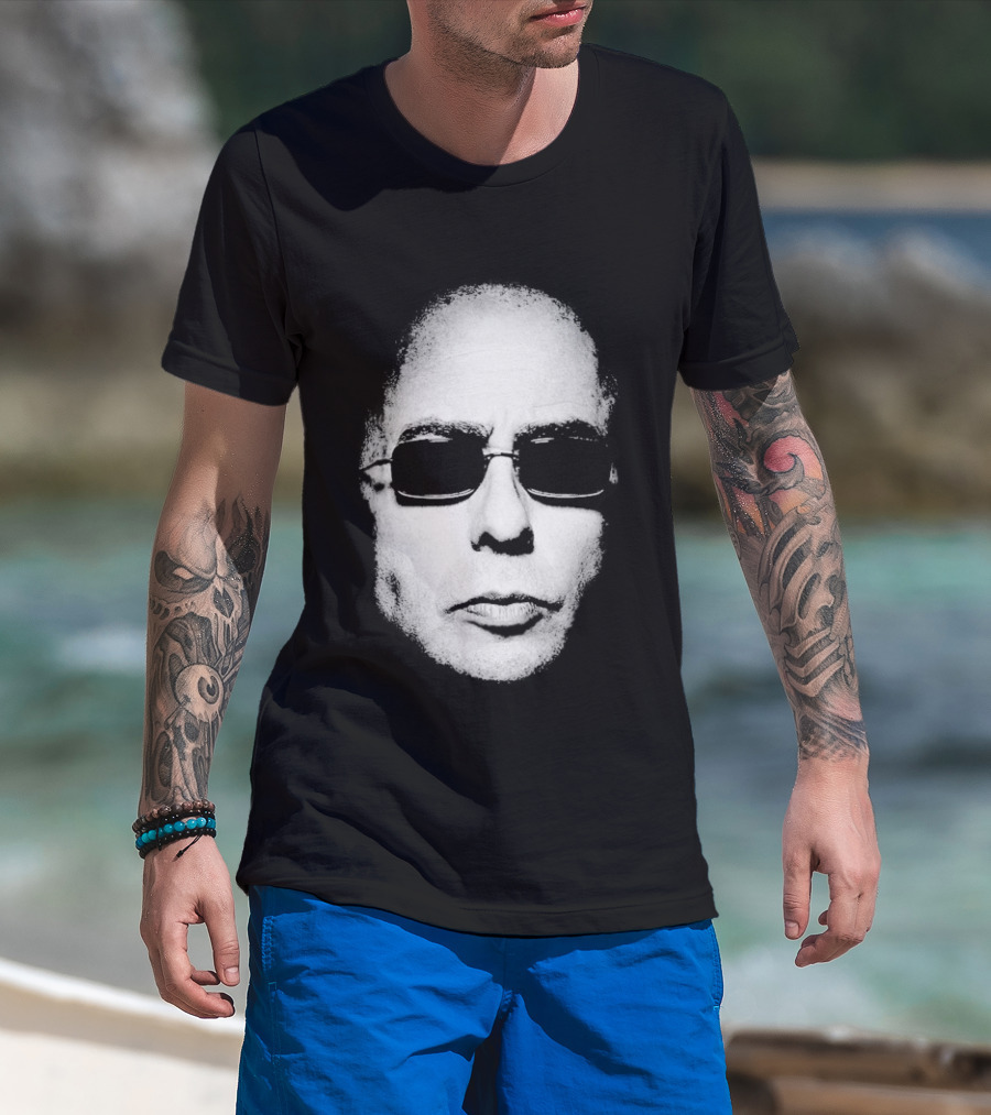 Indio Solari Redonditos De Ricota Bald Sunglasses Face T-Shirt