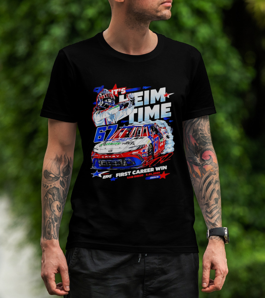 It's Heim Time 67 First Career Win San Diego 2023 NASCAR T-Shirt