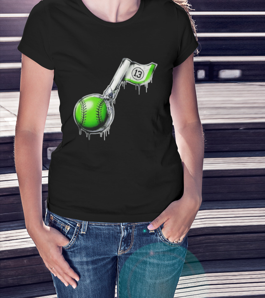 Jazz Chisholm Jr. New York Yankees Lollipop Baseball 13 T-Shirt