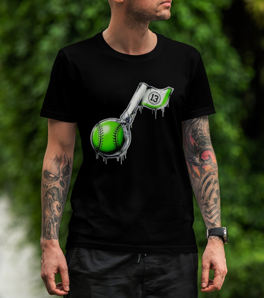 Jazz Chisholm Jr. New York Yankees Lollipop Baseball 13 T-Shirt
