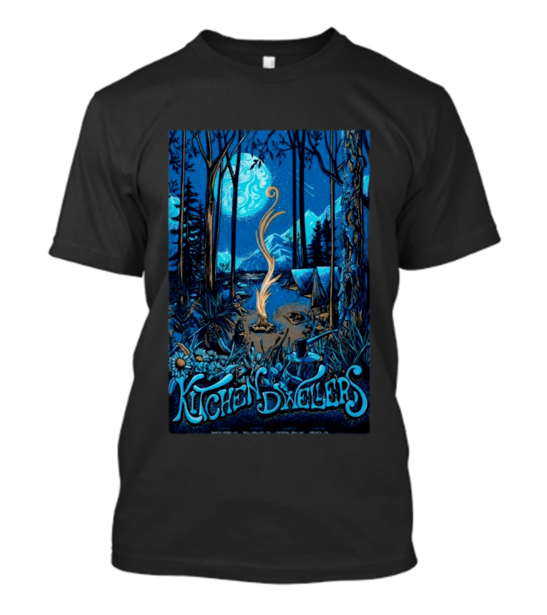 Kitchen Dwellers Live In Crystal Bay Nevada June 25 2026 Concert T-Shirt