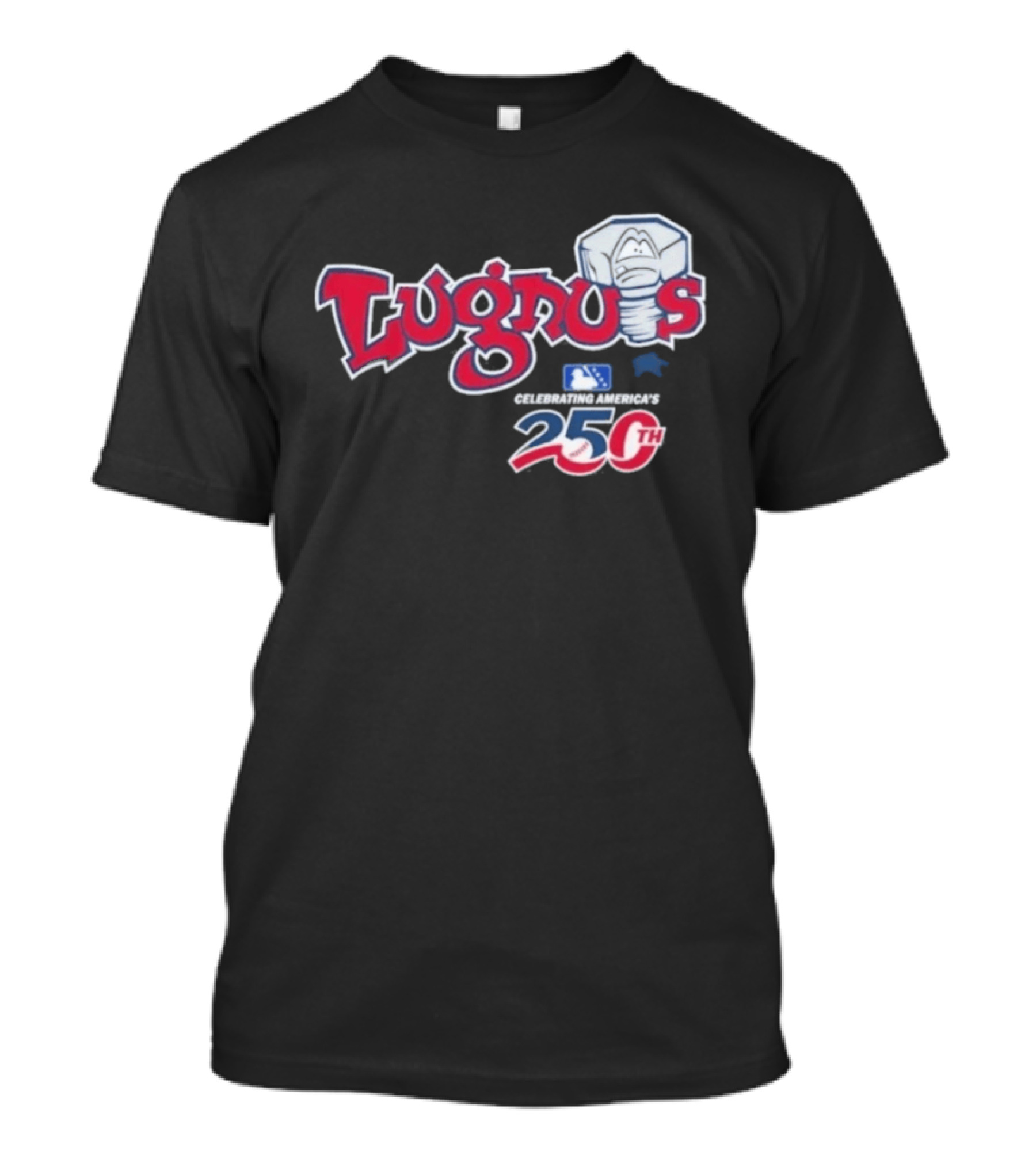 Lansing Lugnuts MiLB Baseball America's 250th Anniversary Celebration T-Shirt
