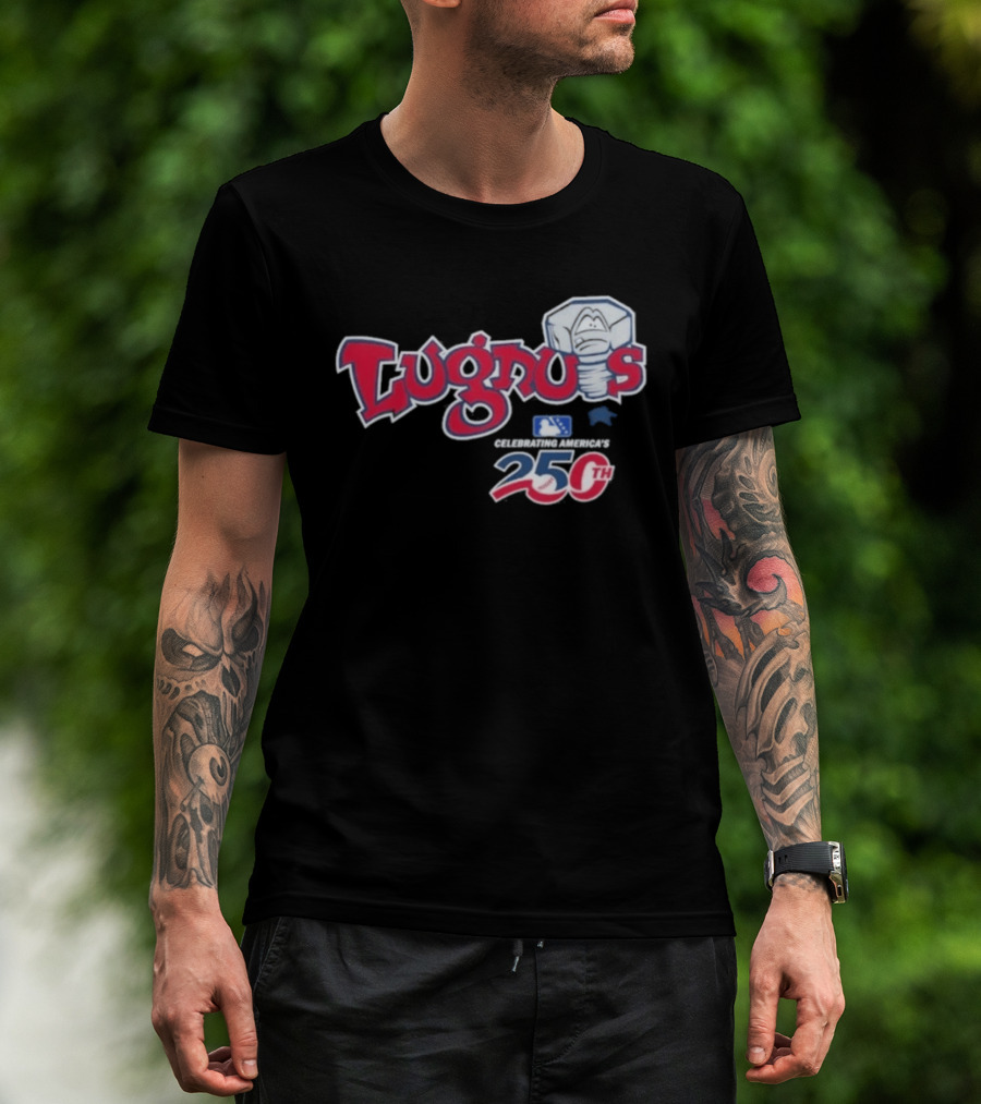 Lansing Lugnuts MiLB Baseball America's 250th Anniversary Celebration T-Shirt