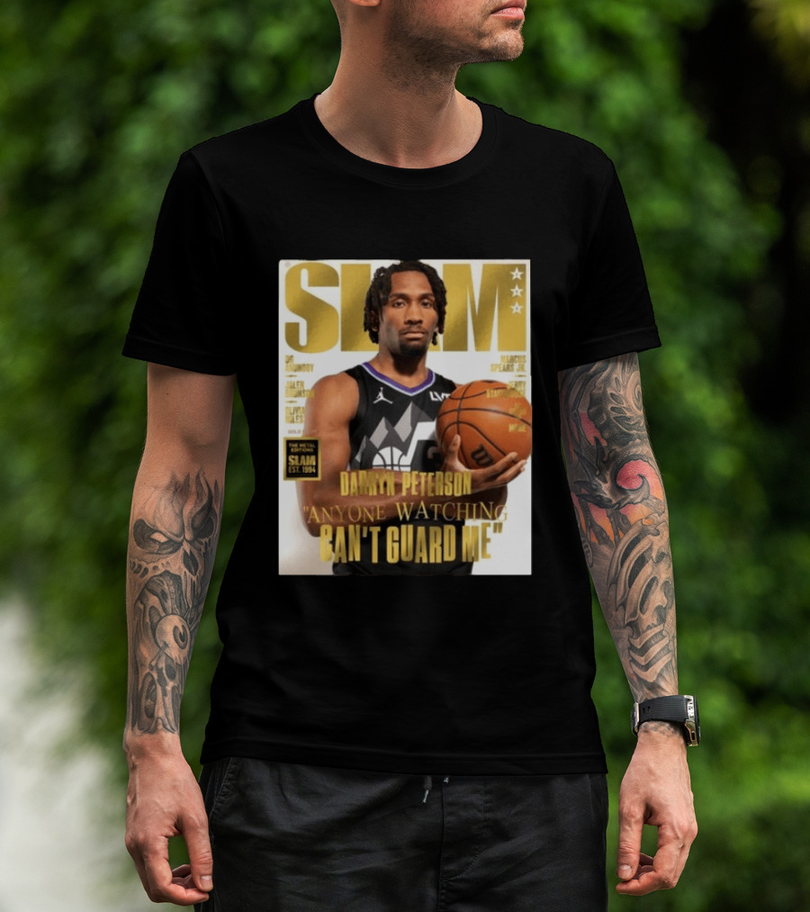 SLAM Gold Darryn Peterson Anyone Ing Can't Guard Me T-Shirt