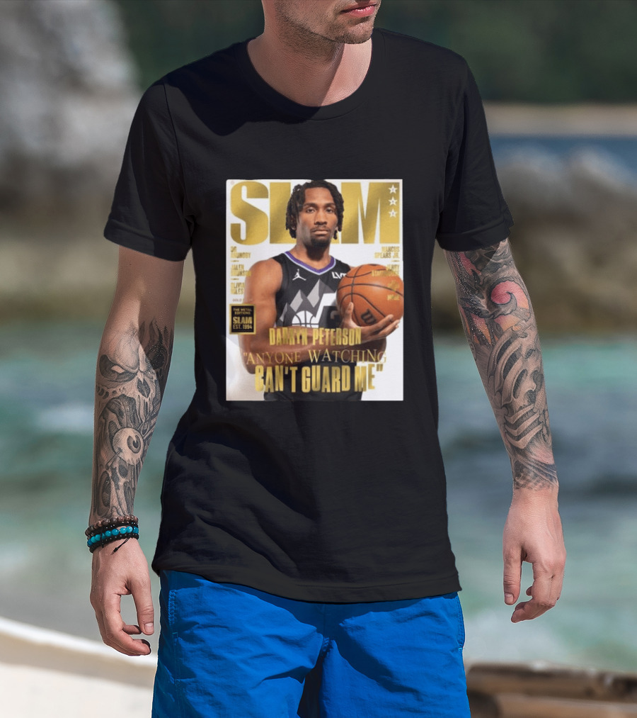 SLAM Gold Darryn Peterson Anyone Ing Can't Guard Me T-Shirt