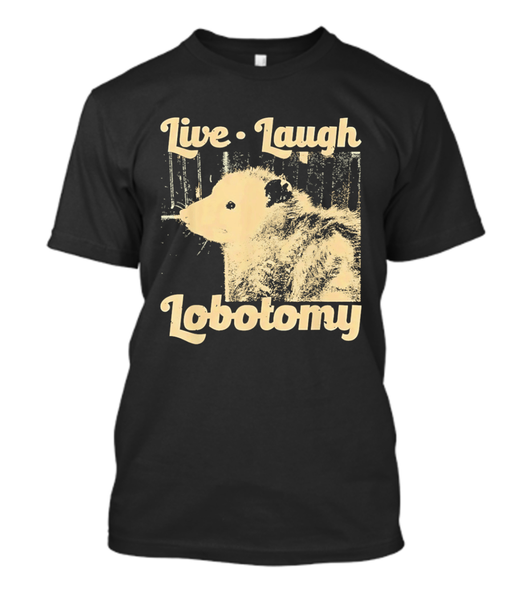 Live Laugh Lobotomy Rat And Brain Surgery Humor T-Shirt