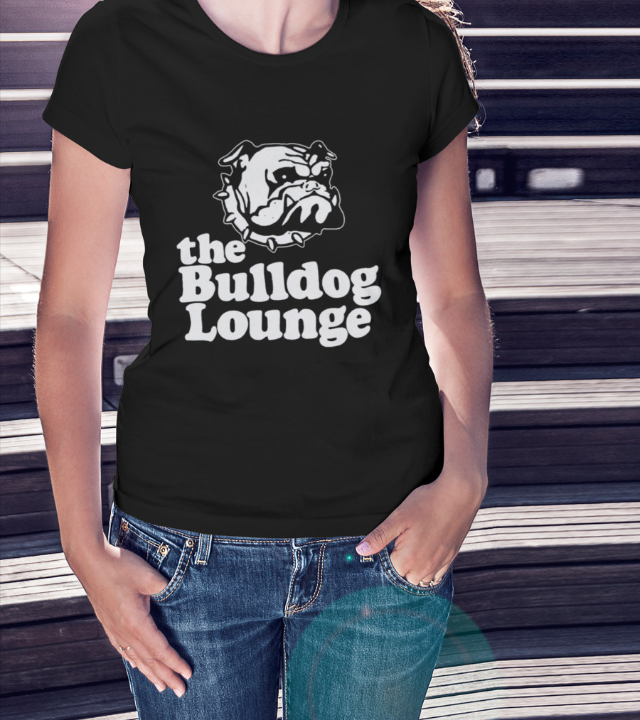 The Bulldog Lounge Dog Lover Bar Pub T-Shirt