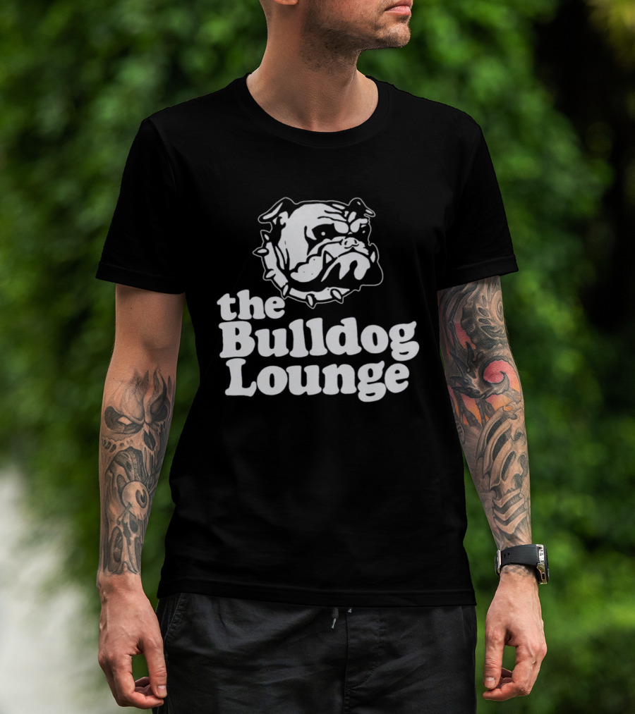 The Bulldog Lounge Dog Lover Bar Pub T-Shirt