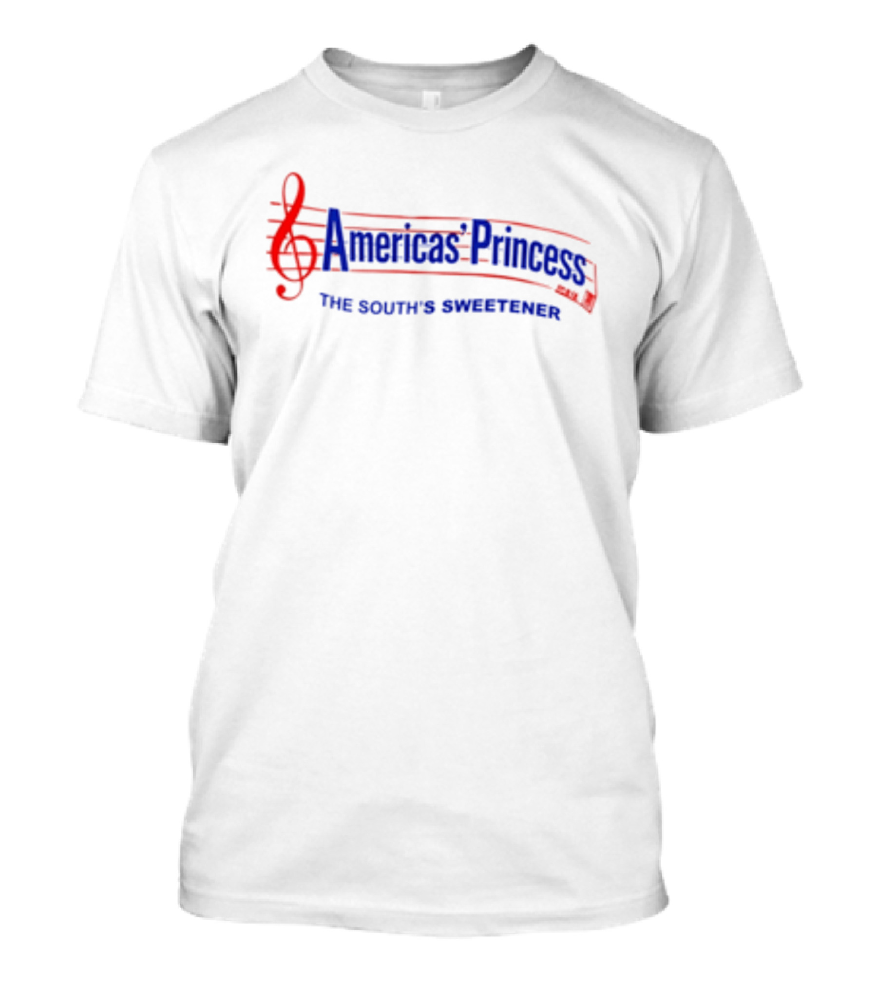 Americas' Princess The South's Sweetener Music Note T-Shirt