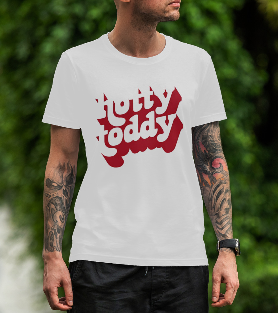 Hotty Toddy Text Art With Distinctive Red Lettering T-Shirt