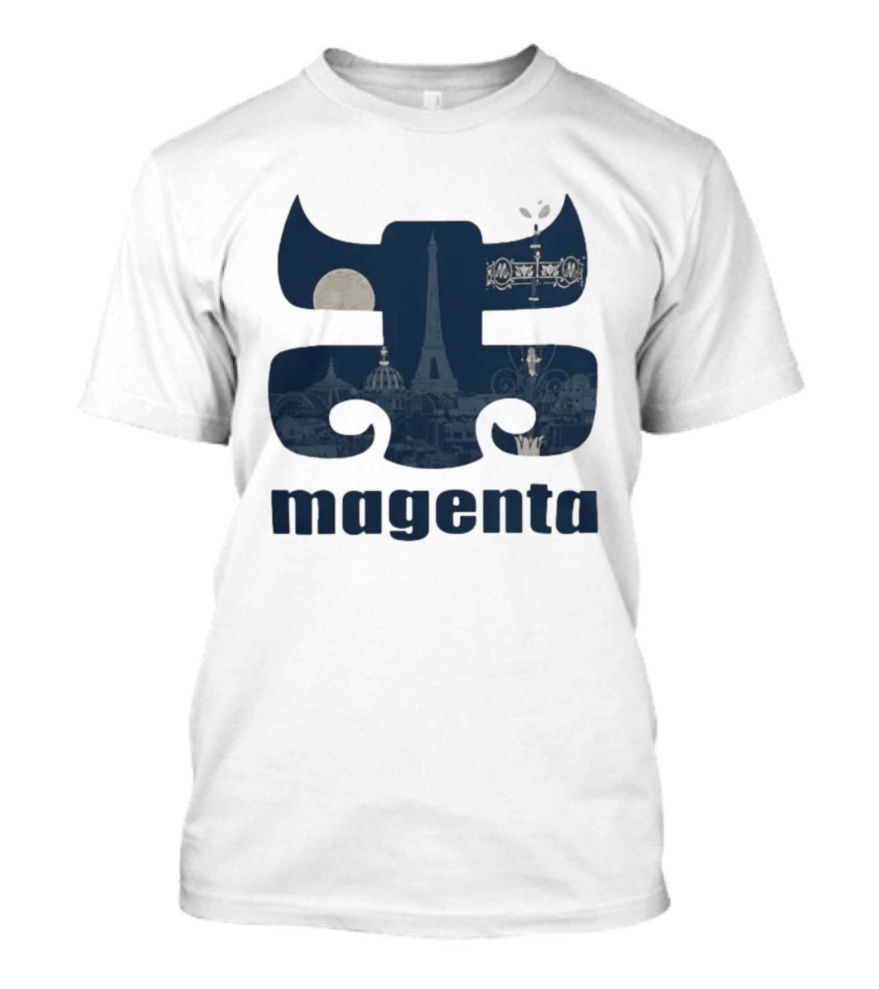No Comply Magenta Skateboards Ipath Magentpath Paris Eiffel Tower Landmark Collaboration T-Shirt