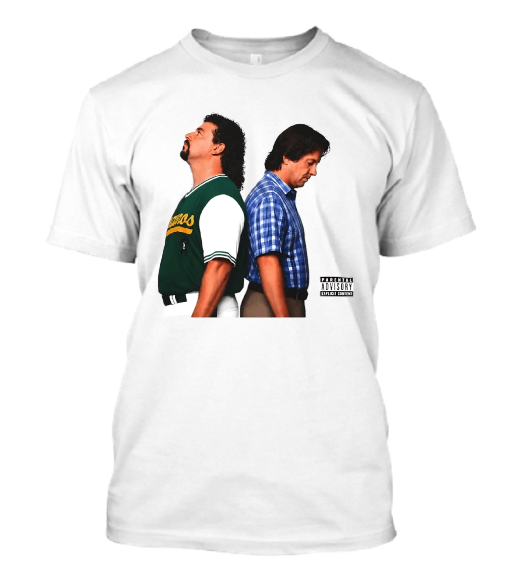 Kenny Powers Stevie Eastbound Bound And Down Parental Advisory Explicit Content T-Shirt