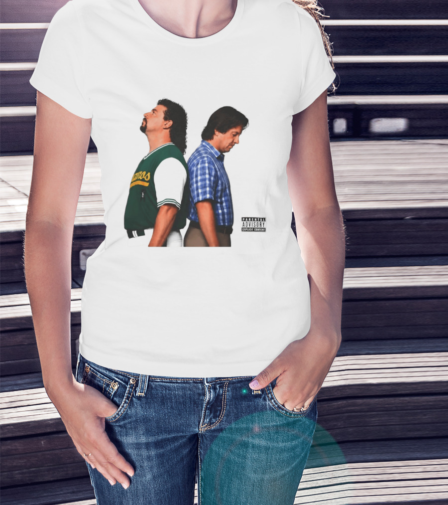 Kenny Powers Stevie Eastbound Bound And Down Parental Advisory Explicit Content T-Shirt