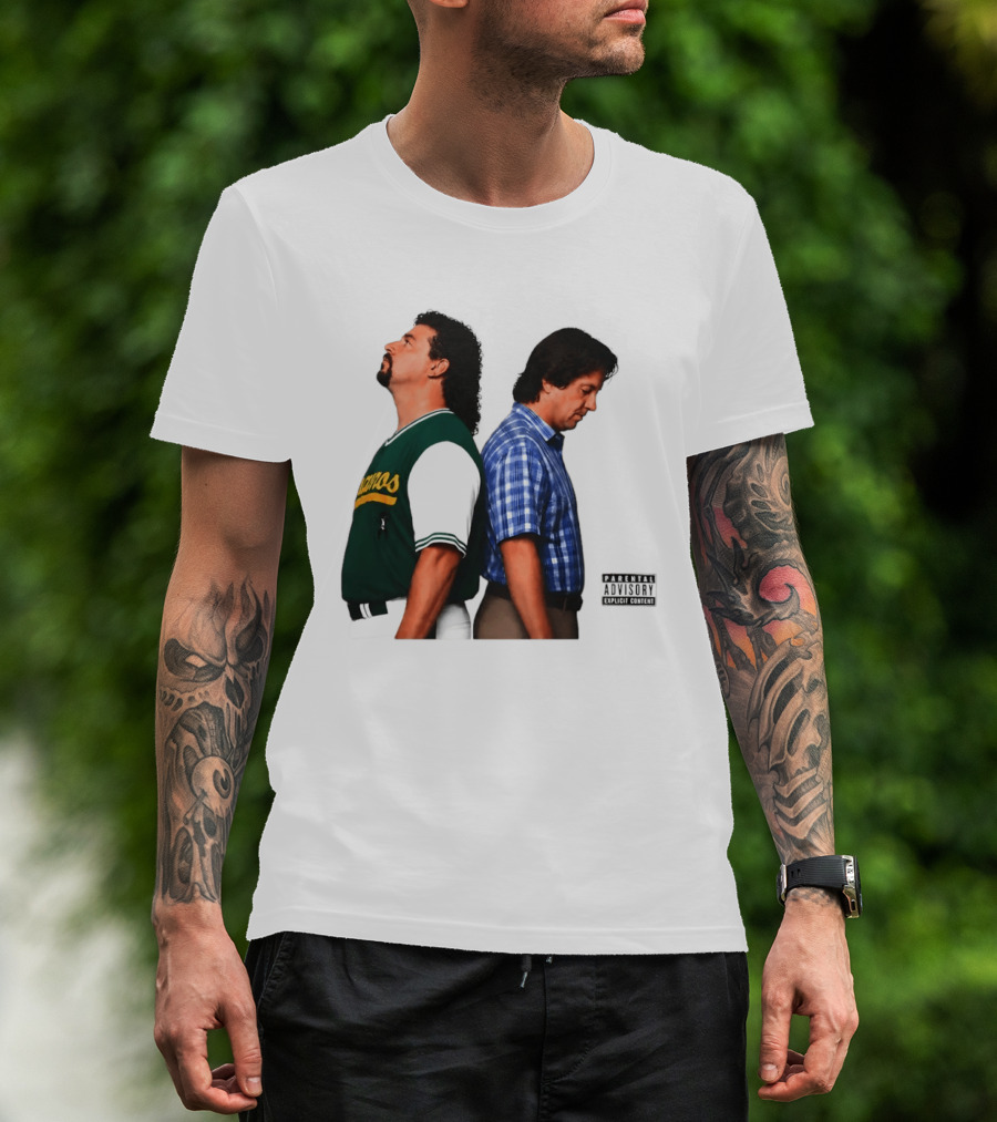 Kenny Powers Stevie Eastbound Bound And Down Parental Advisory Explicit Content T-Shirt