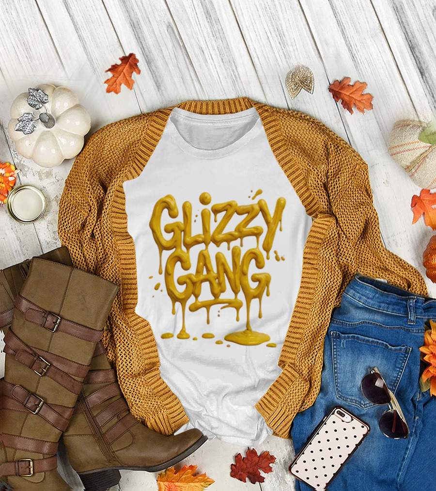 Glizzy Gang Mustard Drip T-Shirt