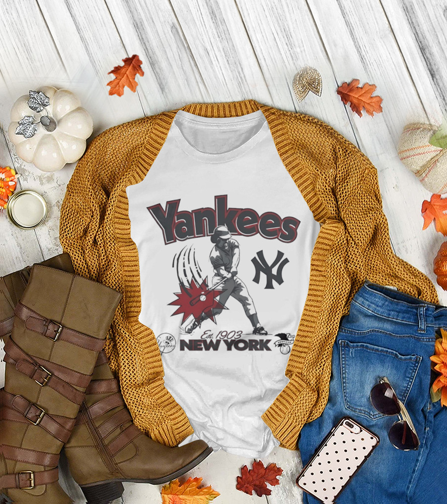 Yankees Est 1903 New York MLB Vintage Baseball Player T-Shirt