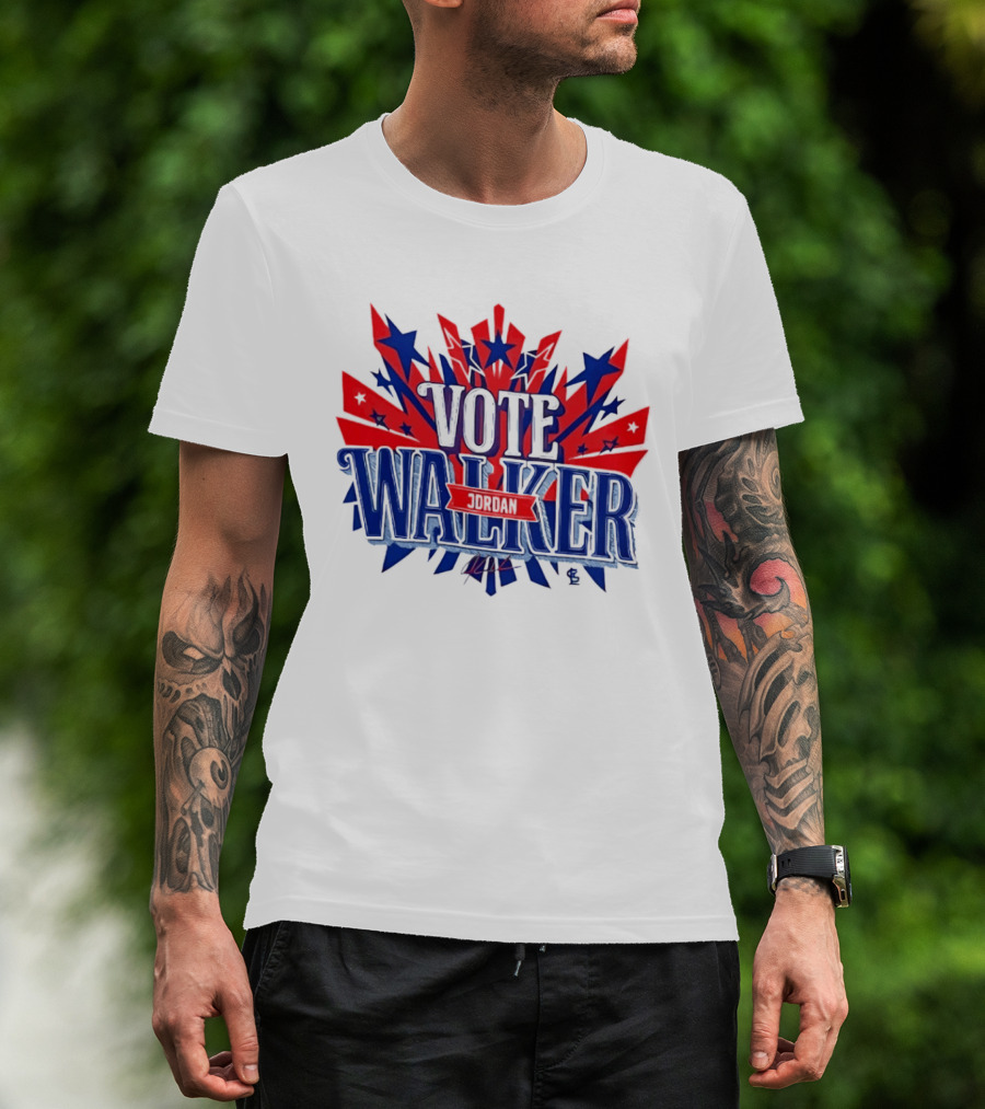 Vote Jordan Walker St Louis Cardinals MLB Stars And Stripes T-Shirt