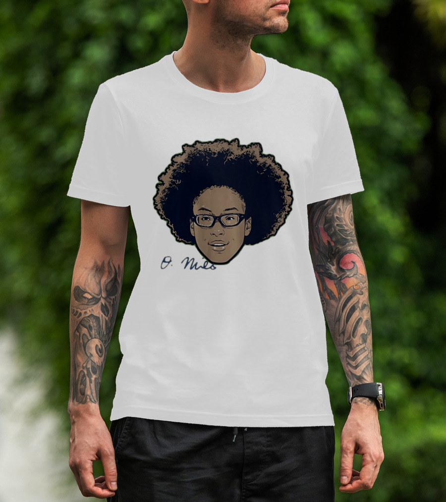 Olivia Miles Swag Afro Head WNBA Minnesota Lynx T-Shirt