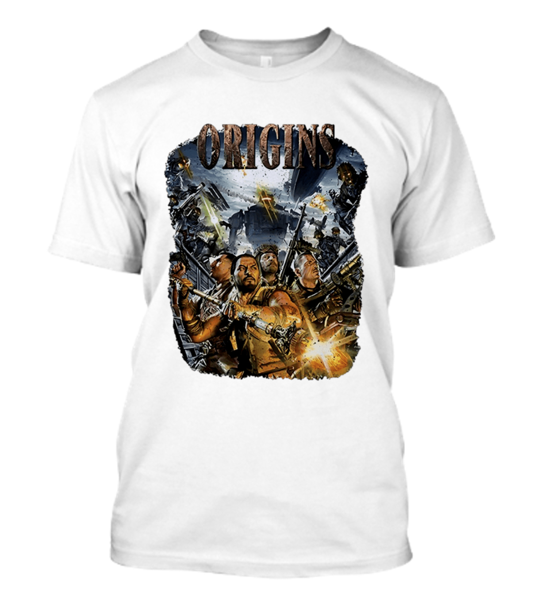 Origins Call Of Duty Zombies Tank Dempsey Nikolai Belinski Takeo Masaki Edward Battle Scene T-Shirt