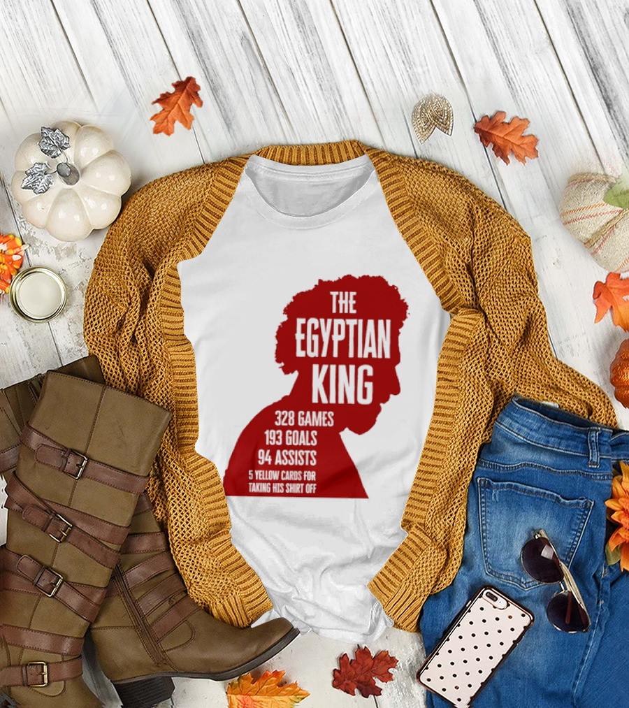The Egyptian King Mohamed Salah 328 Games 159 Goals 94 Assists Liverpool FC Stats T-Shirt