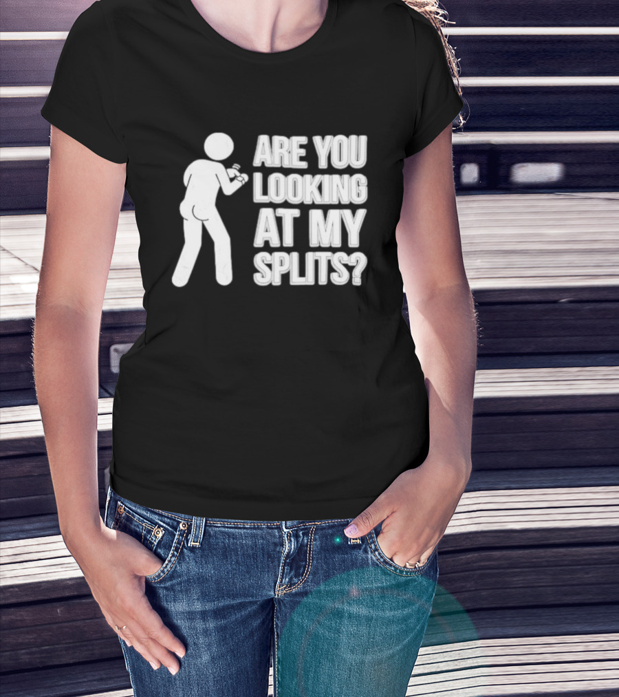 Running Marathon Are You Looking At My Splits T-Shirt