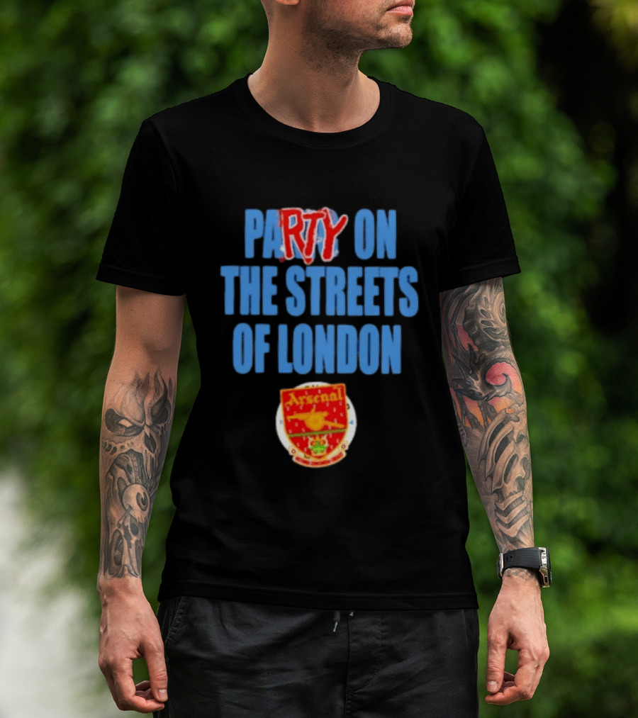 Party On The Streets Of London Arsenal T-Shirt